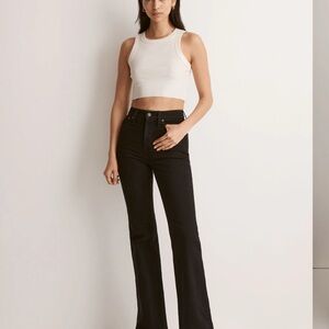 Madewell Black Flare Jeans
